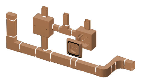 Кабель-канал белый Кабель-канал схема прокладки
