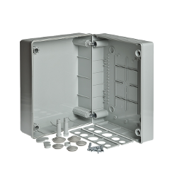 67075 Тусо Коробка распаячная для о/п, 370х275х135мм (серый)