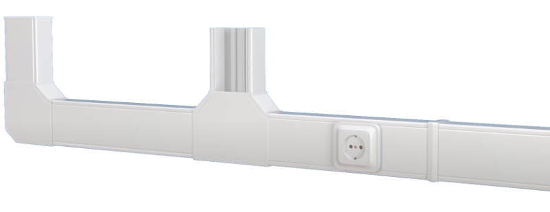 Кабель-канал парапетный Кабель-канал 100x60