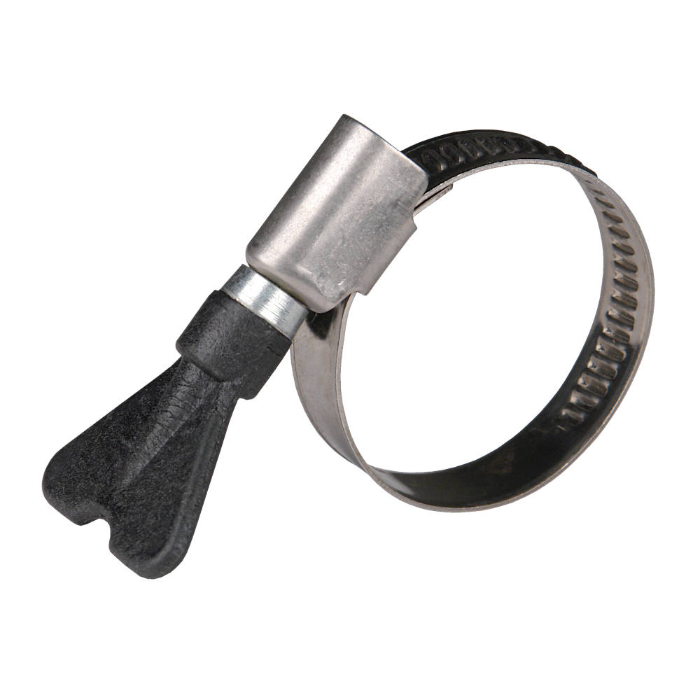 Хомут "бабочка" из нержавеющей стали W2 20-32мм