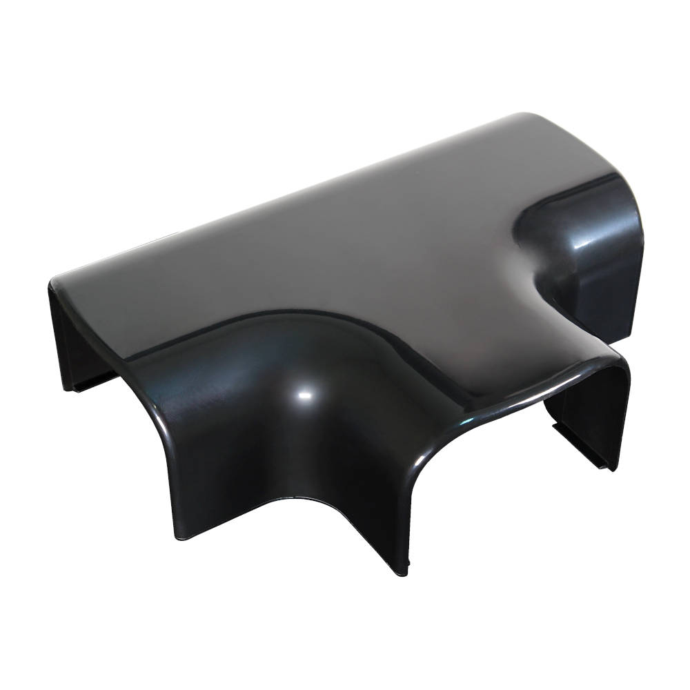 Тройник накладной 90 град. для кабель-канала 74х55 ЧЕРНЫЙ