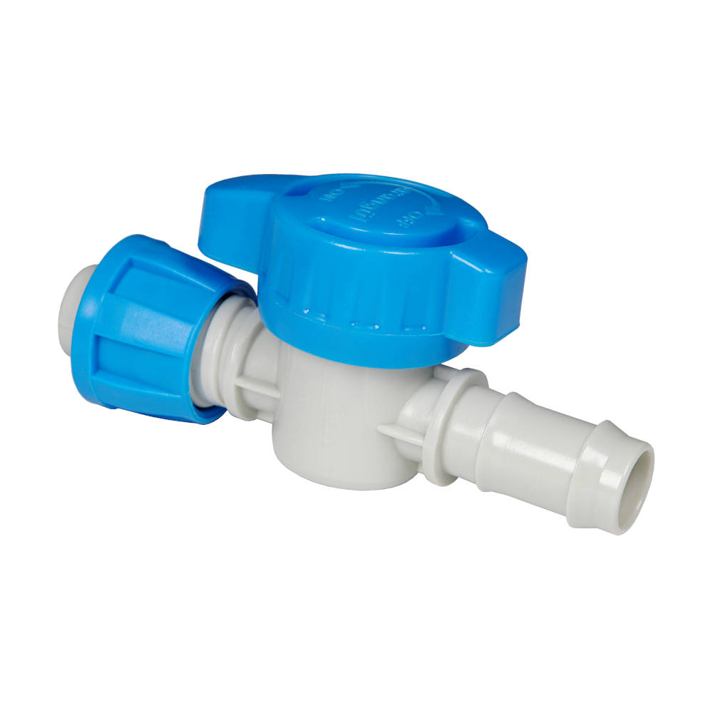 Кран переходной 16х16 для соединения магистральной трубки 16х1,0-1,5 с капельной лентой ARANGUL